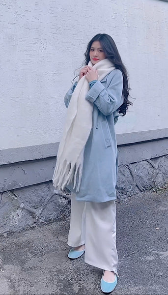 KOREA LIGHT BLUE COAT